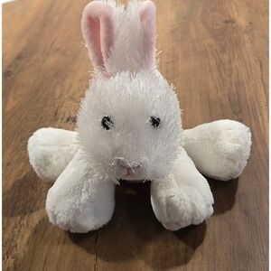 Ganz Webkinz White Rabbit Plush Stuffed Animal HM078 Pink Ears Bunny Toy NO CODE
